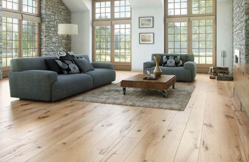 Natural Wood Floor - Ivory Oak