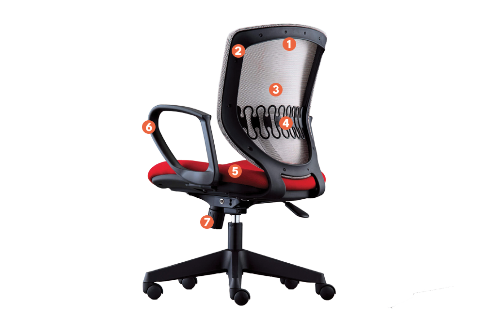 Esie Ergonomic Mid Back Office Chair Product Specifictions