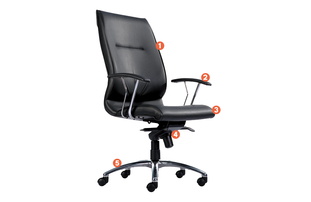 Expressa Executive Leather Chair Product Description