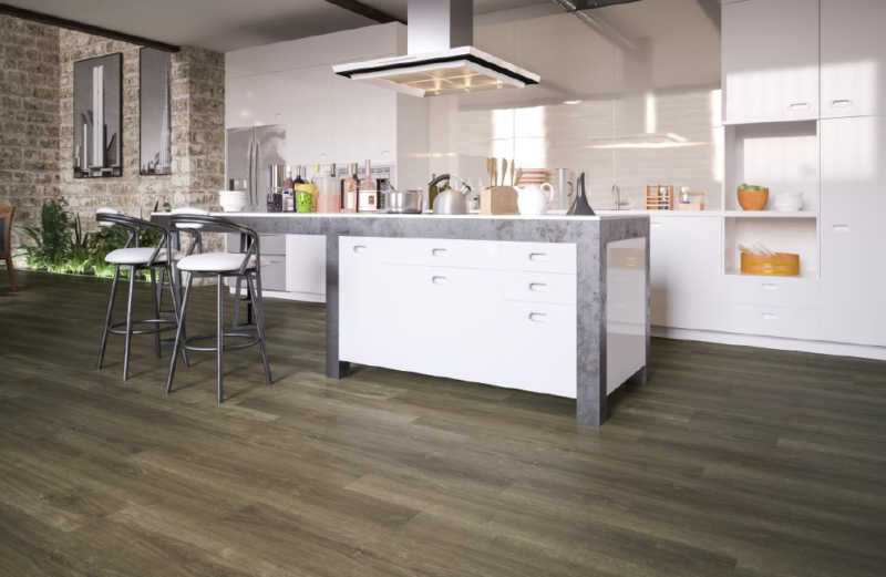 Rigid Click Vinyl Flooring - Oak Desert