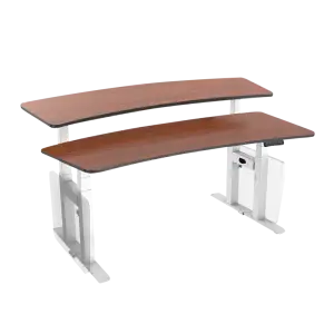 Ergonomic Height Adjustable Quad Table - ERG 24