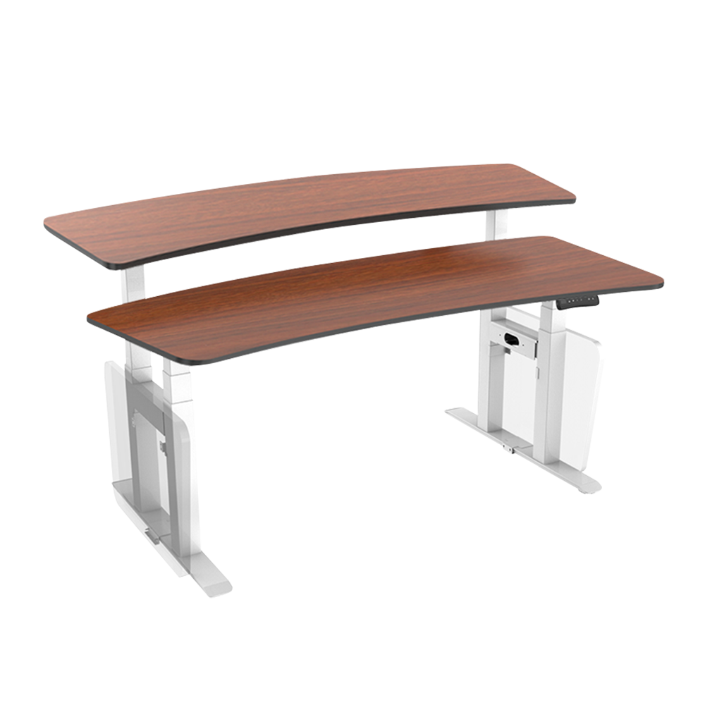 Ergonomic Height Adjustable Quad Table - ERG 24