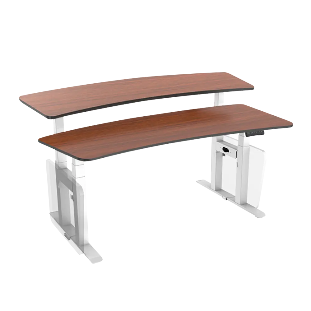 Ergonomic Height Adjustable Quad Table - ERG 24