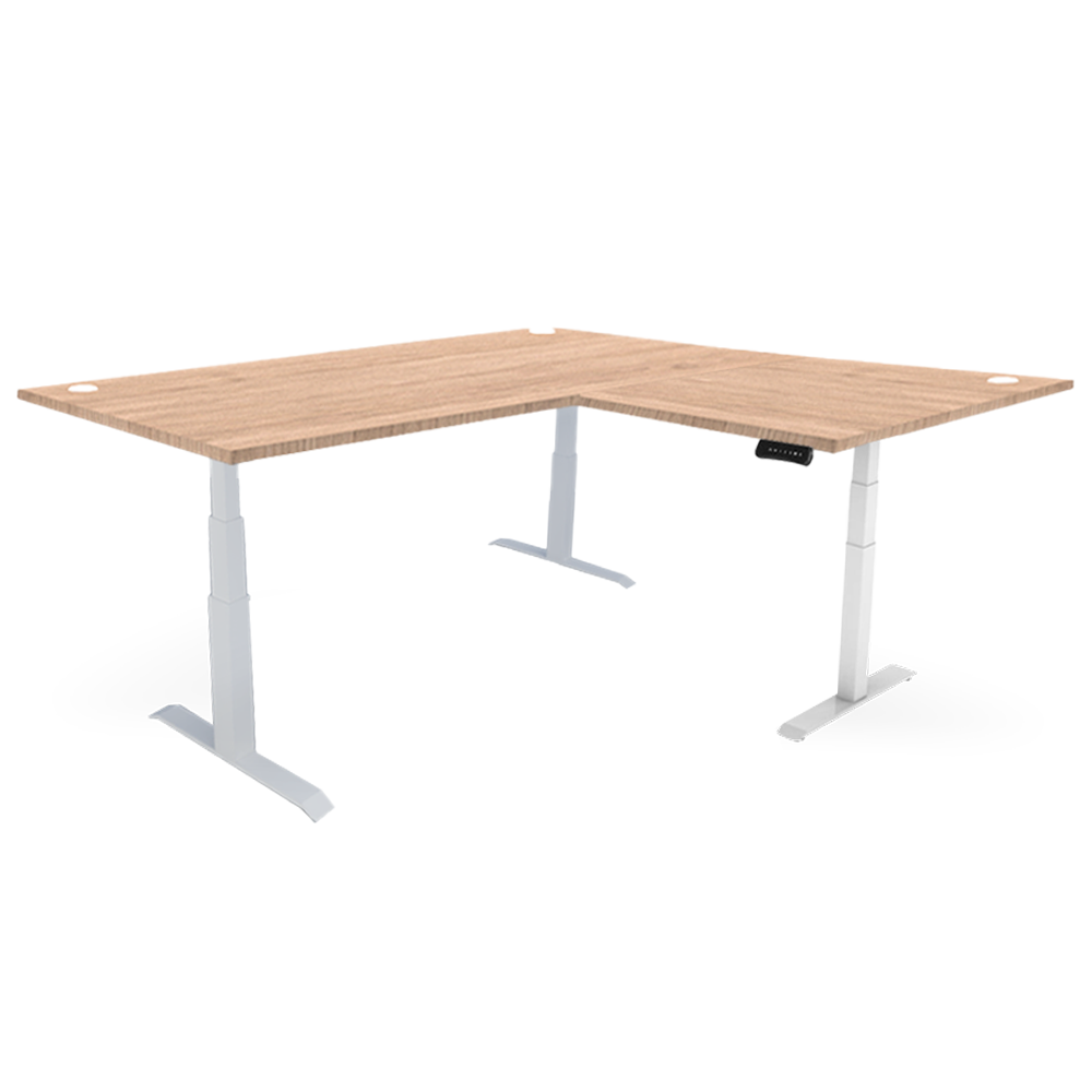 Ergonomic Height Adjustable Table - ERG13 L-Shaped - 90 degrees