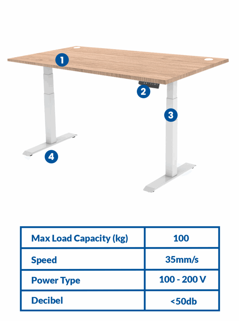 Height Adjustable ERG23_Description