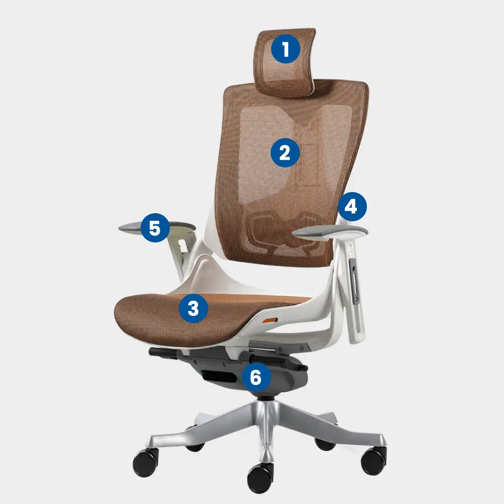 Wau Ergonomic Office Chair Product Description