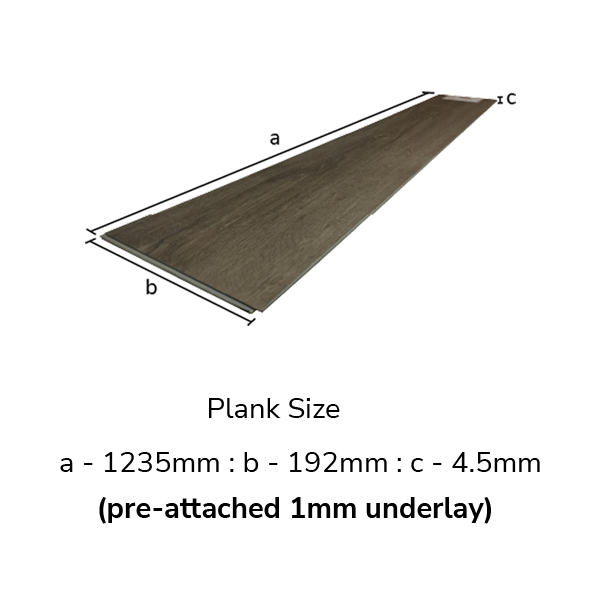 SPC Vinyl Plank Size_Forest Collection