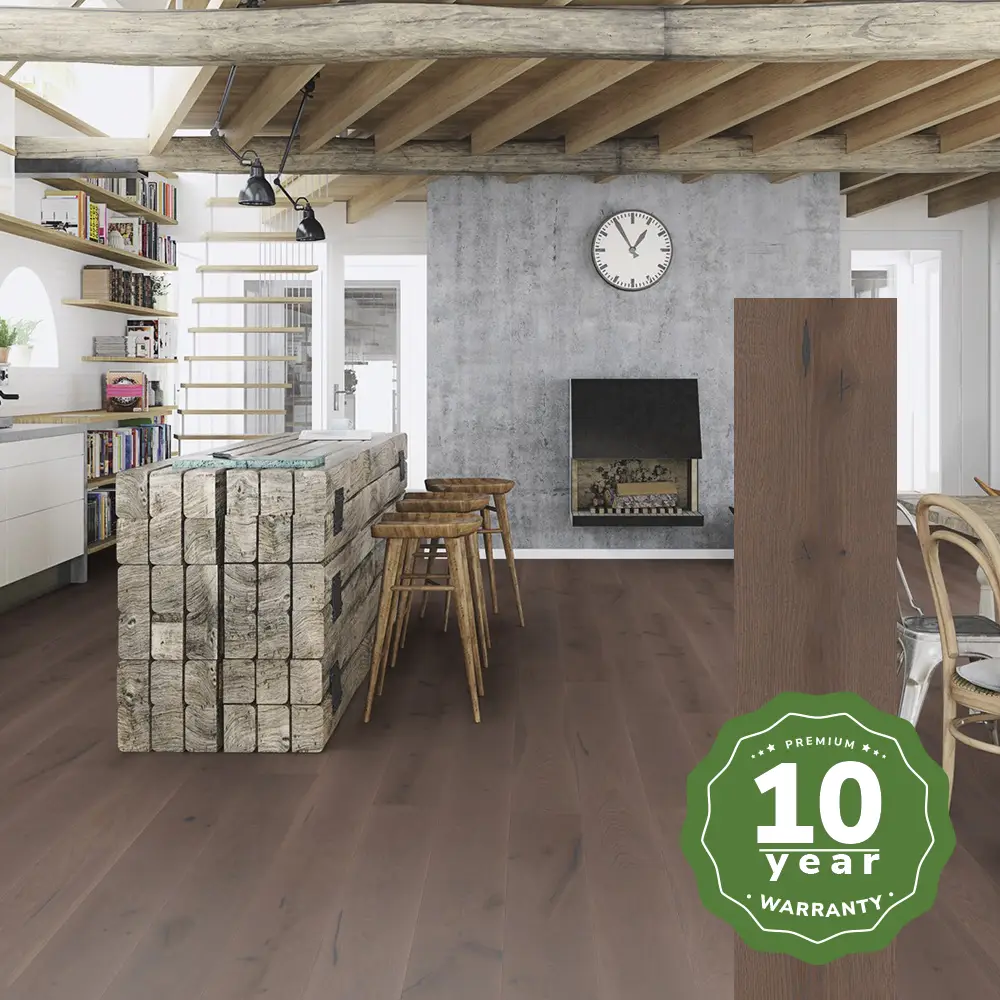 Elephant Grey Espressivo Oak Wood Flooring