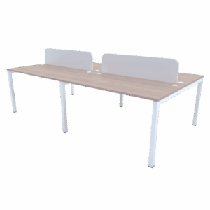 Hermes 4-Way Workstations in Harvard Cherry