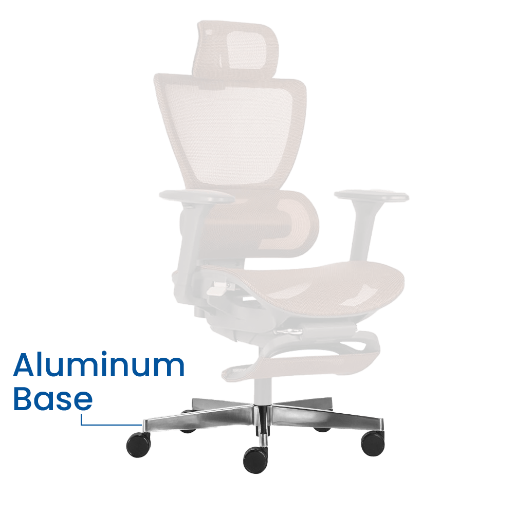 Zenit High Back Ergonomic Office Chair_Aluminum Base