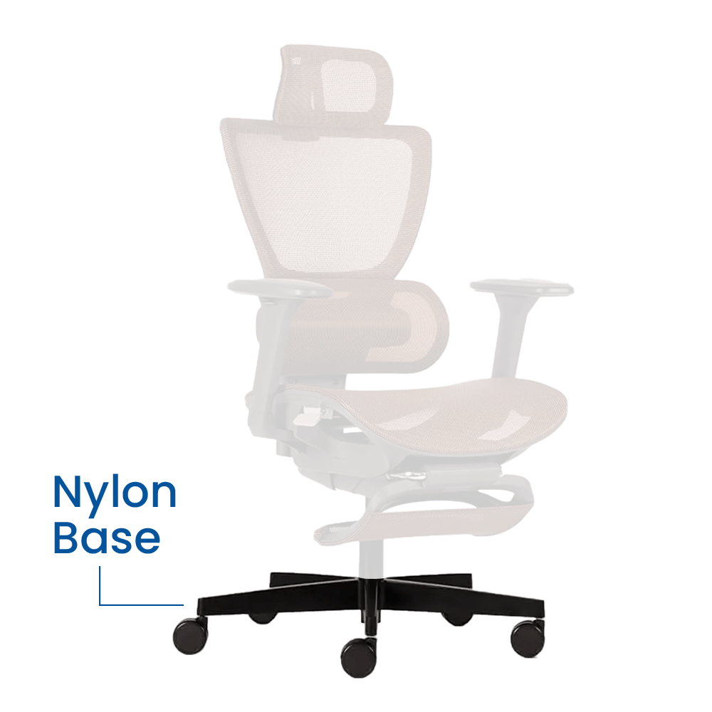 Zenit High Back Ergonomic Office Chair_Nylon Base
