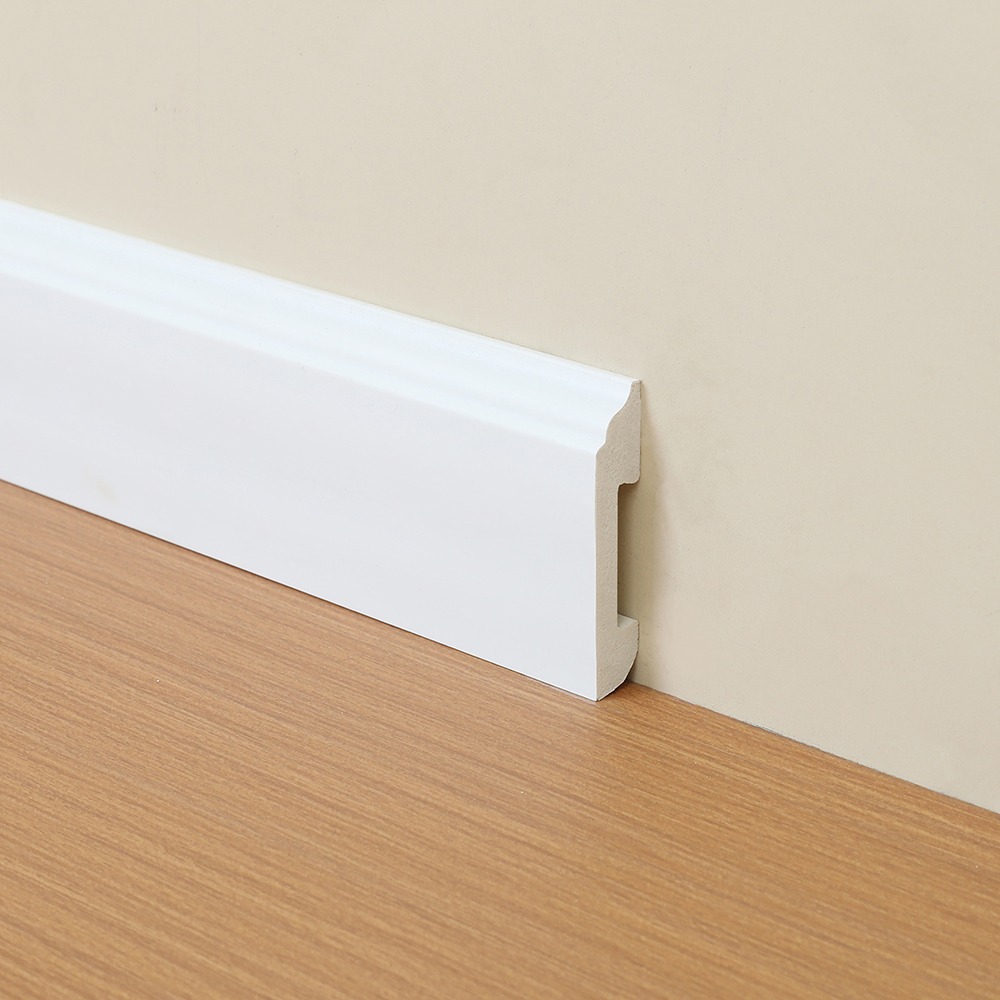 PS Skirting board 80mm White - 2.7m