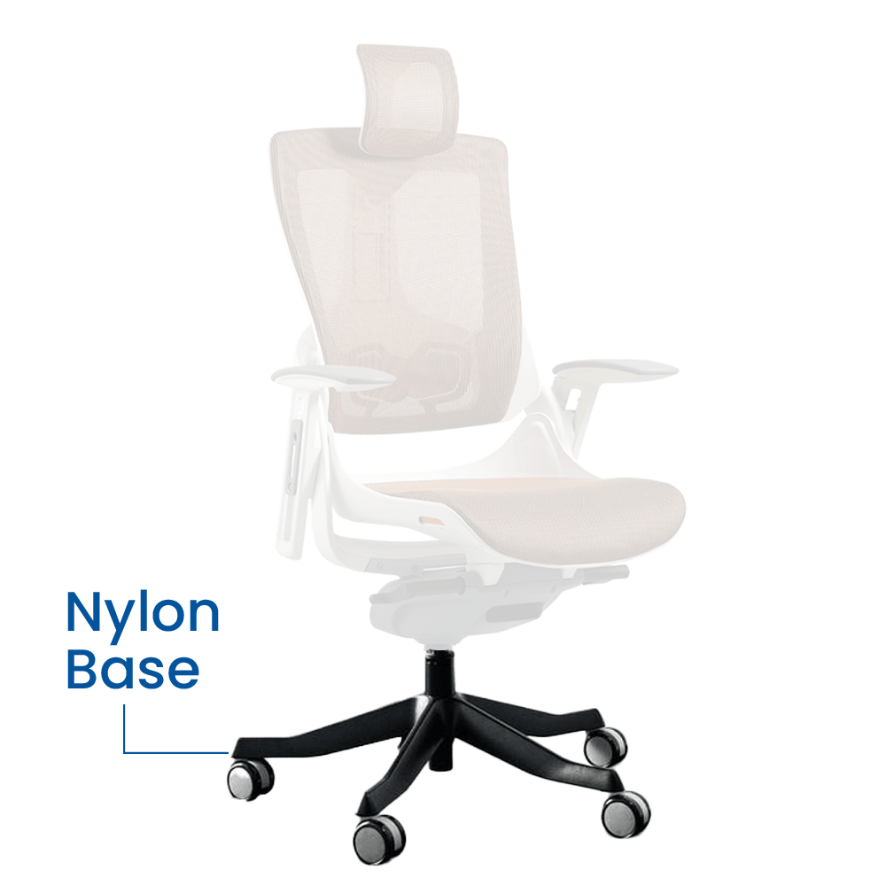 Wau High Back Ergonomic Office Chair_Nylon Base